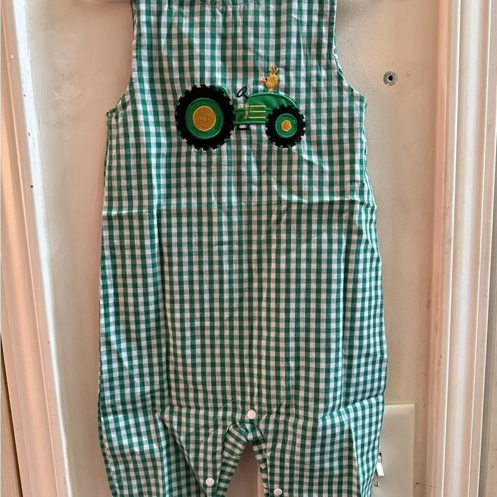 New Gingham Farm Tractor Longalls